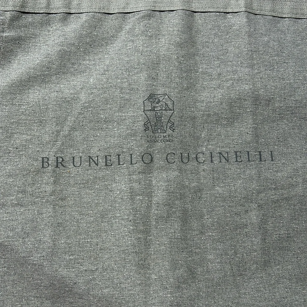 Brunello Cucinelli Linen Garment Bag Size‎ 24”w x 38” h